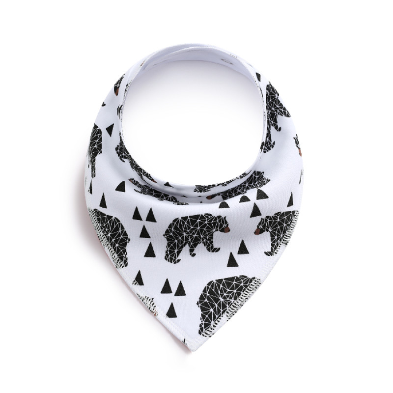 SET 2 Boys 5 Baby Bibs Bandana Handkerchief for Infant Drooling Teething Super Absorbent Bibs Age 0-24M